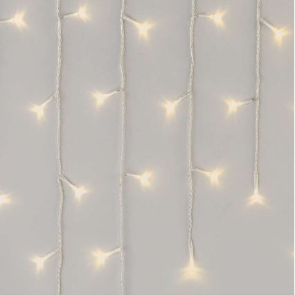 LED utomhus julkedja  300xLED/8 funktioner 10m IP44 varm vit  + fjärrkontroll 