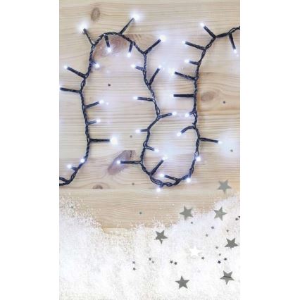 LED utomhus julkedja  400xLED/13m IP44 kall vit 