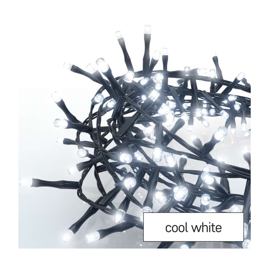 LED utomhus julkedja  400xLED/13m IP44 kall vit 