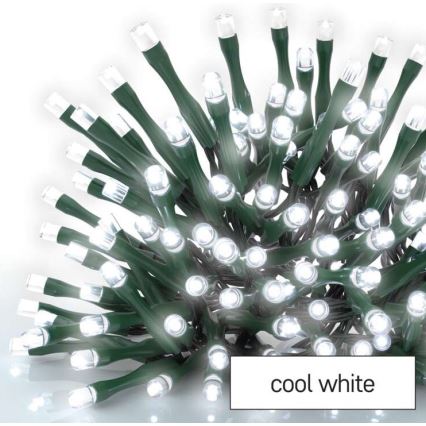 LED utomhus julkedja  40xLED/9m IP44 kall vit 