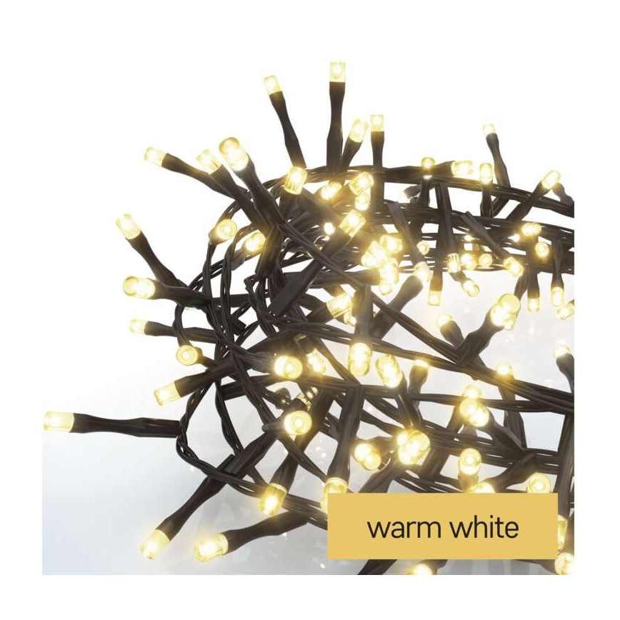 LED utomhus julkedja  600xLED/17m IP44 varm vit