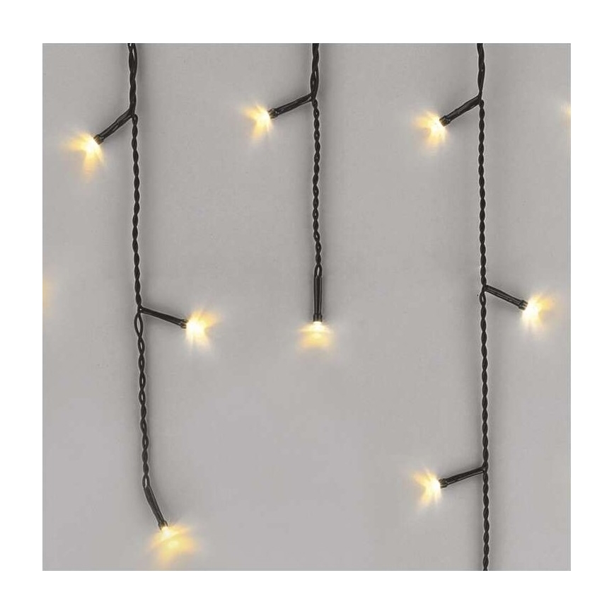 LED utomhus julkedja 600xLED/8 funktioner 15m IP44 varm vit