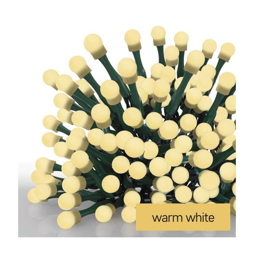 LED utomhus julkedja  80xLED/13m IP44 varm vit 