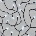 LED utomhus julslinga 100xLED/10m IP44 kallvit