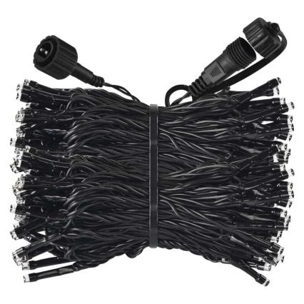 LED utomhus julslinga 100xLED/10m IP44 kallvit