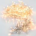 LED utomhus julslinga 1512xLED/230V/8 funktioner 14 m IP44 varmvit