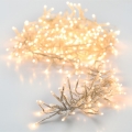 LED utomhus julslinga 3000xLED/230V/8 funktioner 24,8 m IP44 varmvit