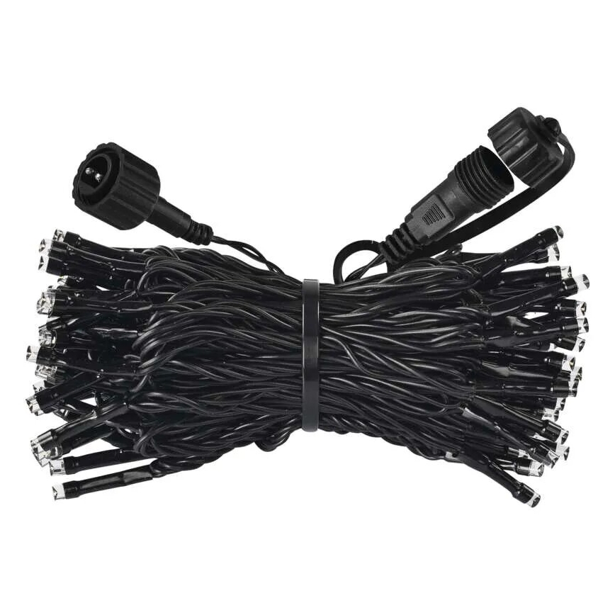 LED utomhus julslinga 50xLED/5m IP44 kallvit