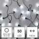 LED Utomhus julslinga 50xLED/8 funktioner 14,8 m IP44 kall vit