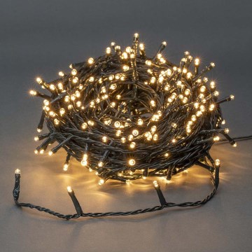 LED Utomhus julslinga 720xLED/7 funktioner 57m IP44 varmvit