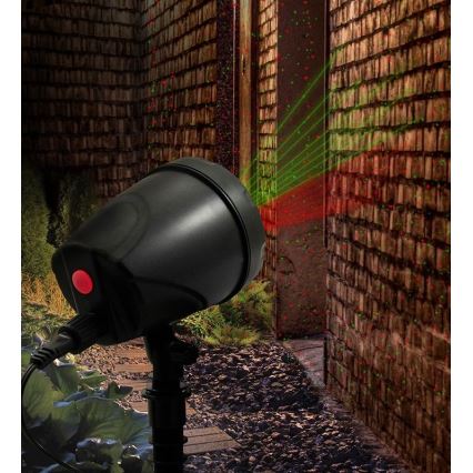 LED Utomhus laserprojektor LED/5W/230V IP44