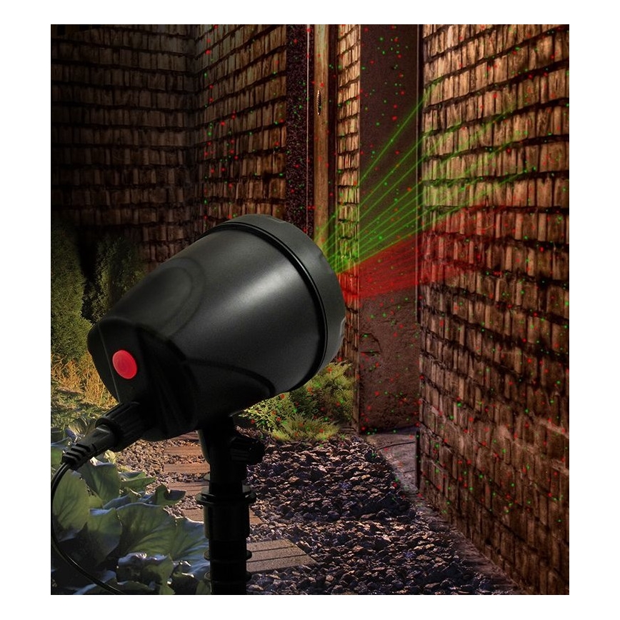 LED Utomhus laserprojektor LED/5W/230V IP44