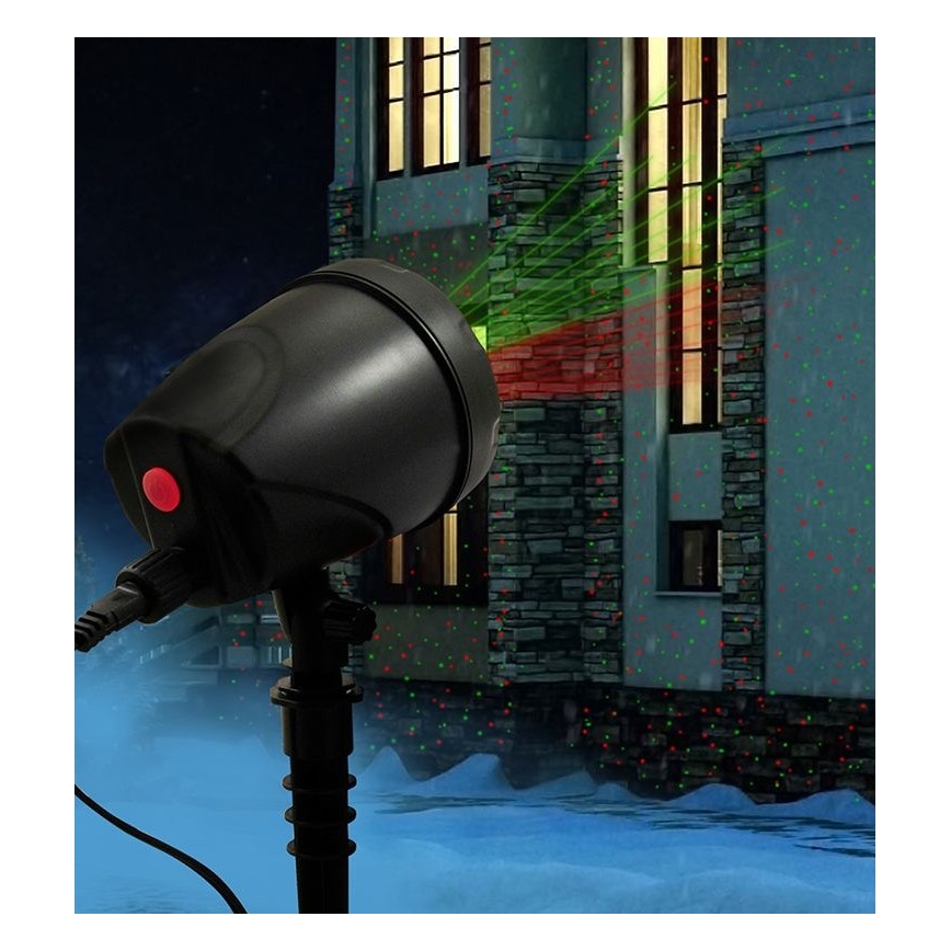 LED Utomhus laserprojektor LED/5W/230V IP44