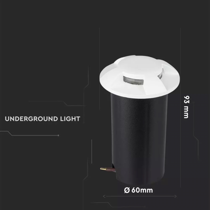 LED Utomhus navigationsljus LED/1W/12V IP67