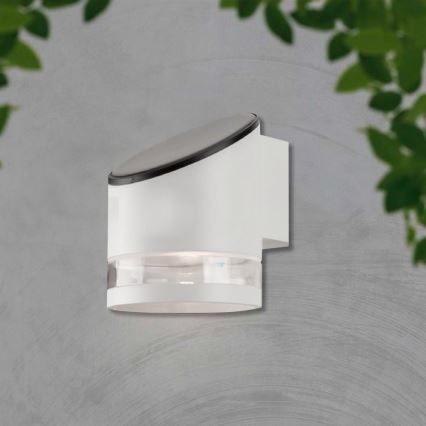 LED Utomhus solvägglampa LED/1W/3,7V 3000K IP54 1200 mAh vit