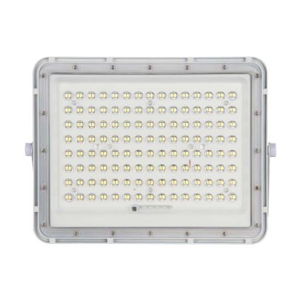LED Utomhus solreflektor LED/20W/3,2V 4000K vit IP65 + fjärrkontroll