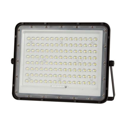 LED Utomhus solreflektor LED/20W/3,2V 6400K svart IP65 16000 mAh + fjärrkontroll