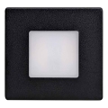 LED utomhus trapparmatur LED/1,7W/230V 3000/4000/6000K IP54 svart