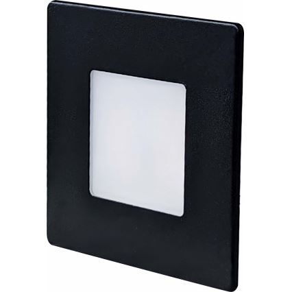 LED utomhus trapparmatur LED/1,7W/230V 3000/4000/6000K IP54 svart