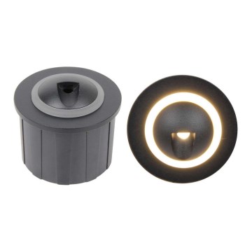 LED Utomhus Trappljus Q2 LED/3W/230V IP44