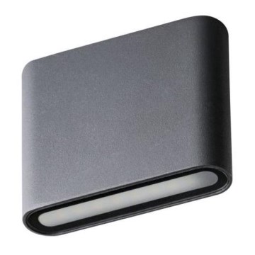 LED Utomhus Väggbelysning GARTO LED/8W/230V grafit