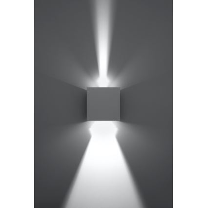 LED Utomhus Väggbelysning LUCA LED/6W/230V IP54