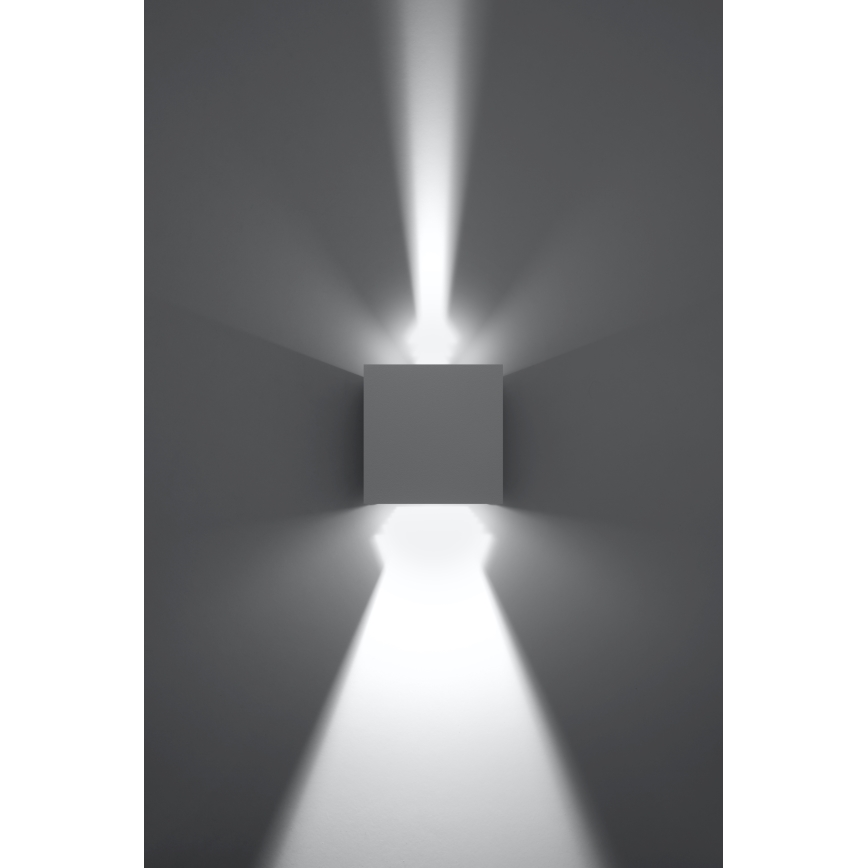 LED Utomhus Väggbelysning LUCA LED/6W/230V IP54