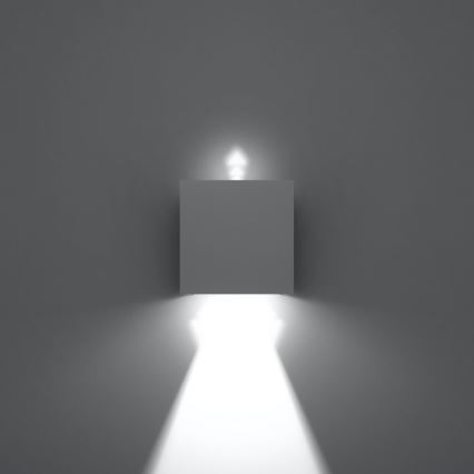 LED Utomhus Väggbelysning LUCA LED/6W/230V IP54