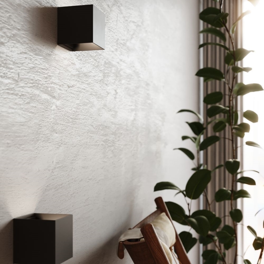 LED Utomhus Väggbelysning LUCA LED/6W/230V IP54