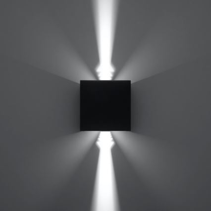 LED Utomhus Väggbelysning LUCA LED/6W/230V IP54