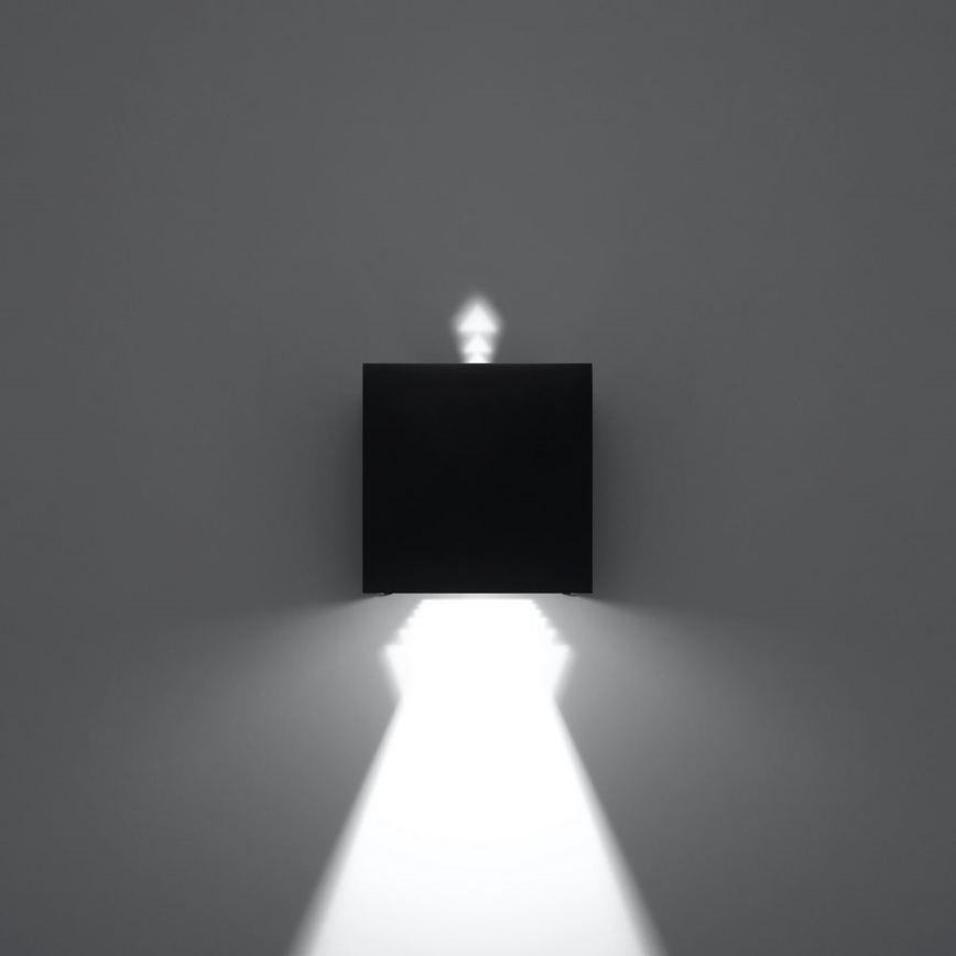 LED Utomhus Väggbelysning LUCA LED/6W/230V IP54