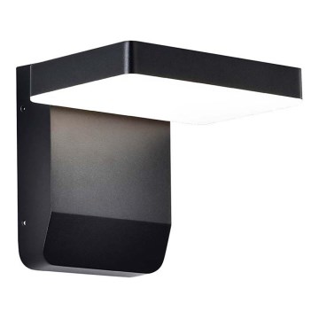 LED Utomhus vägglampa flexibel LED/17W/230V IP65 4000K svart