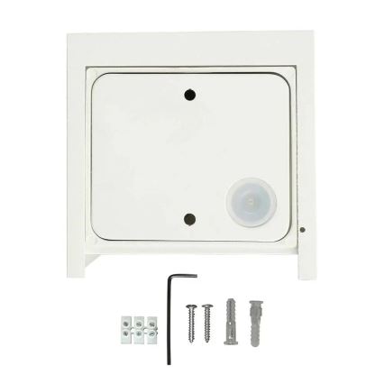 LED Utomhus Vägglampa LED/11W/230V 4000K IP65 vit