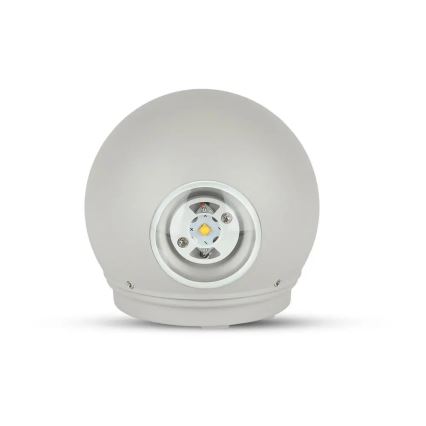 LED Utomhus Vägglampa LED/6W/230V 3000K IP65 grå