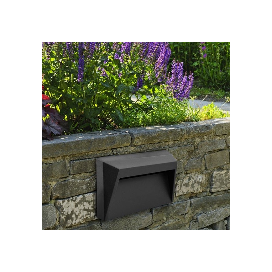 LED Utomhus trappbelysning HOLDEN LED/1,6W/230V IP65 antracit