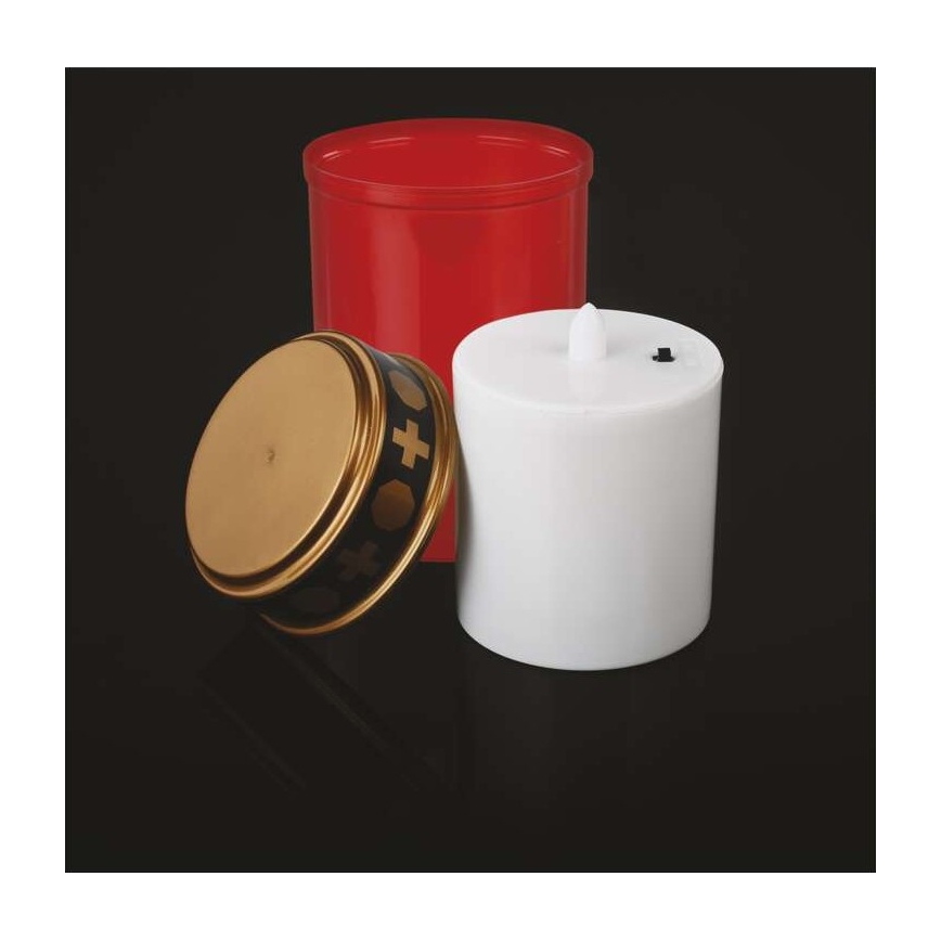 LED utomhusdekoration LED/2xC IP44 röd