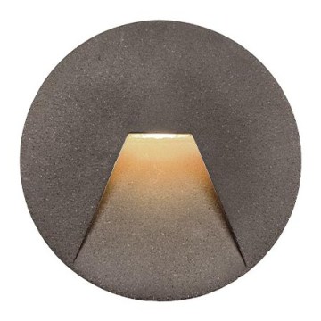LED utomhusinfälld armatur SPACE LED/4W/230V IP65 grå
