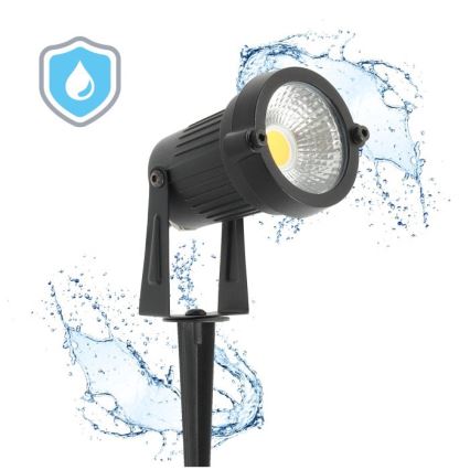 LED utomhuslampa BLAKE LED/5W/230V 4000K IP65 svart