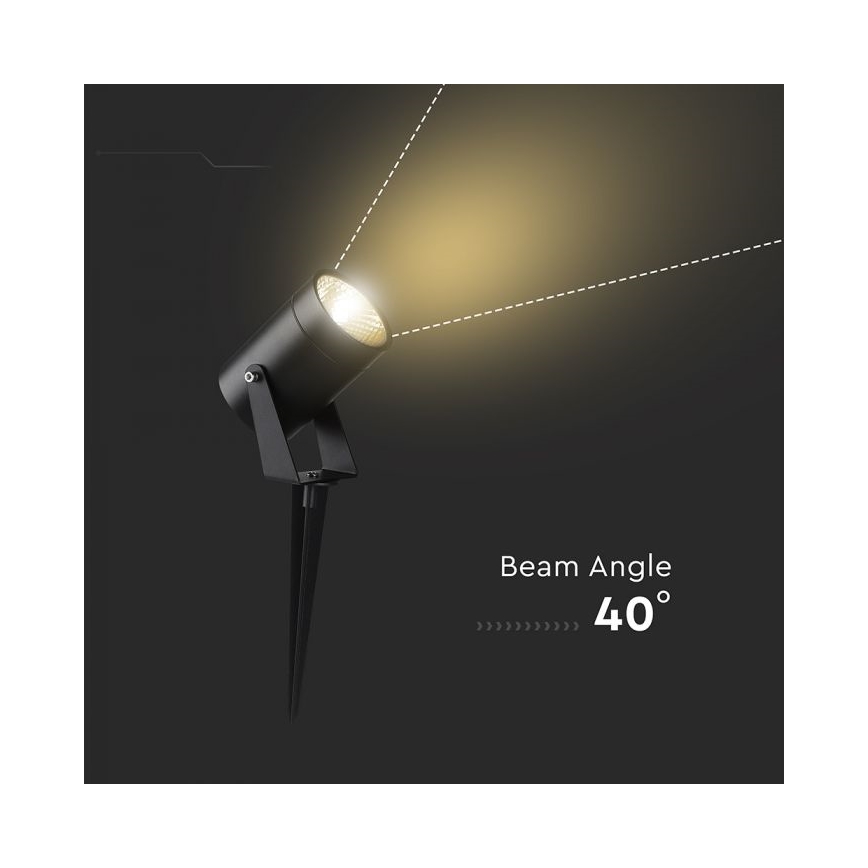 LED utomhuslampa LED/10W/230V 3000K IP65