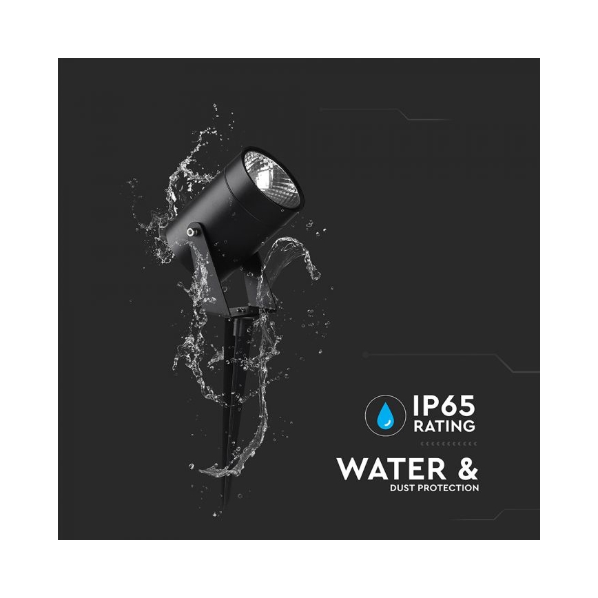 LED utomhuslampa LED/10W/230V 3000K IP65
