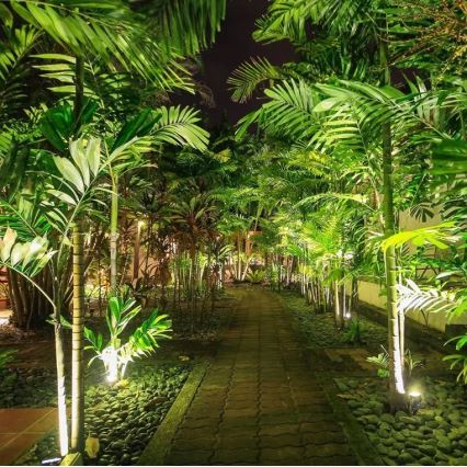 LED Utomhuslampa LED/12W/230V 3000K svart IP65