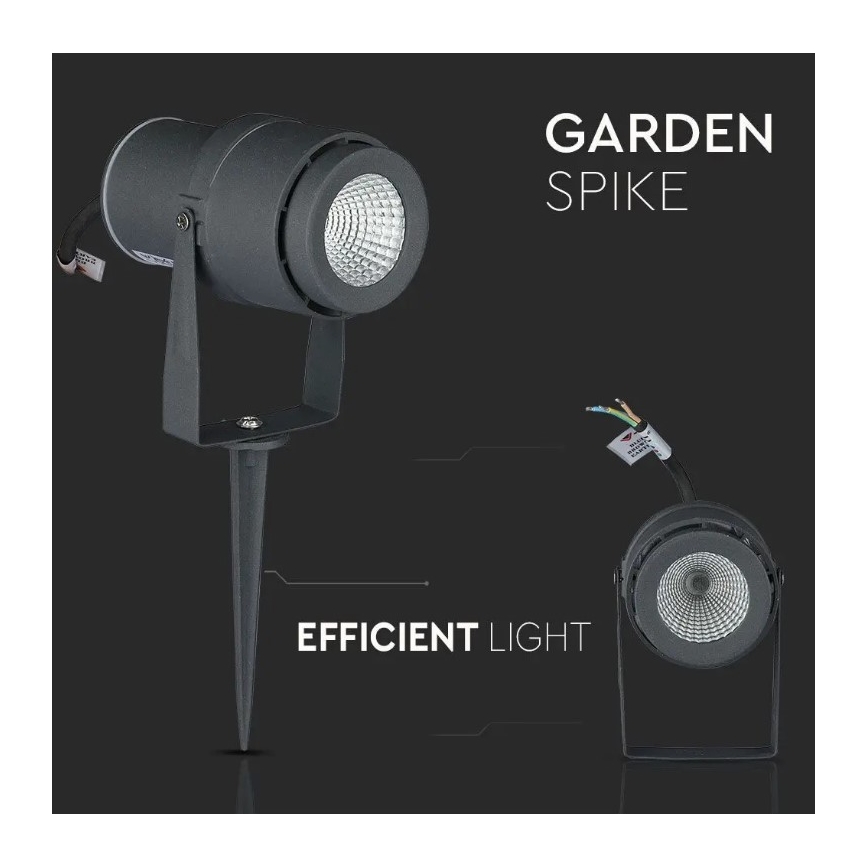 LED Utomhuslampa LED/12W/230V 4000K antracit IP65