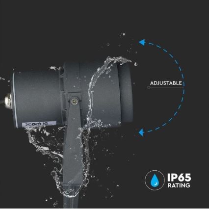 LED Utomhuslampa LED/12W/230V 4000K antracit IP65