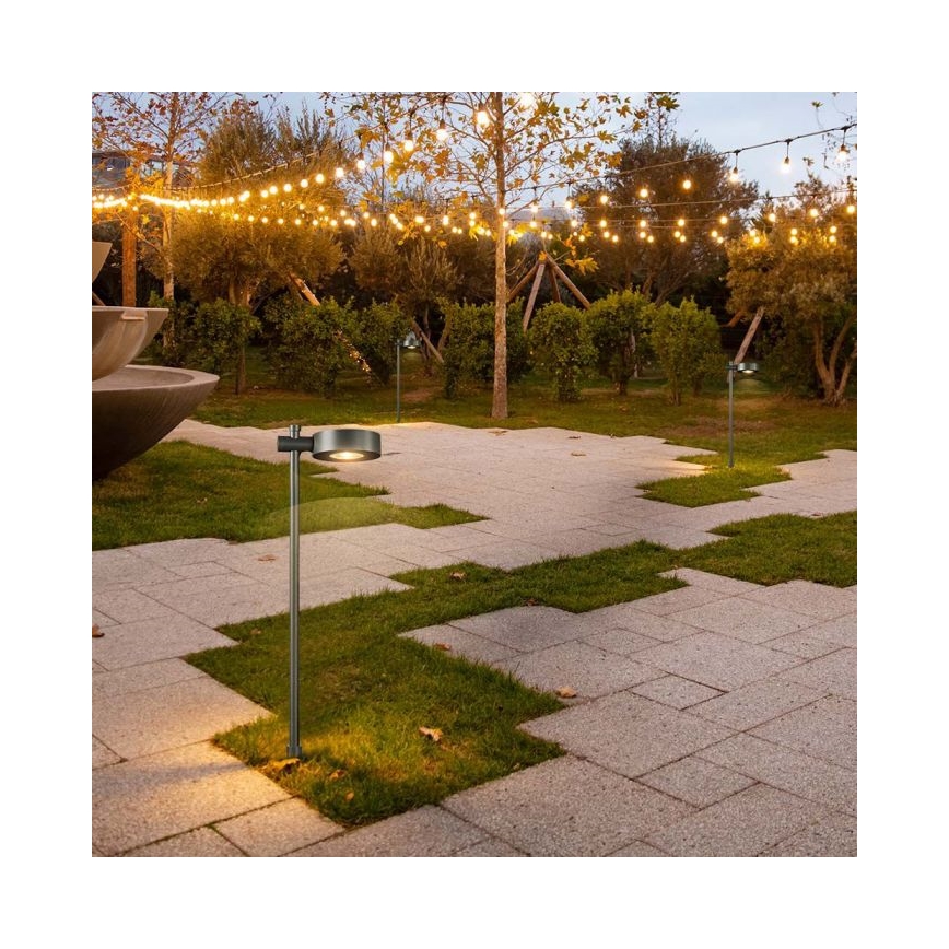 LED utomhuslampa LED/7W/230V 3000K IP65 svart 102 cm