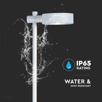 LED Utomhuslampa LED/7W/230V 3000K IP65 vit 102 cm