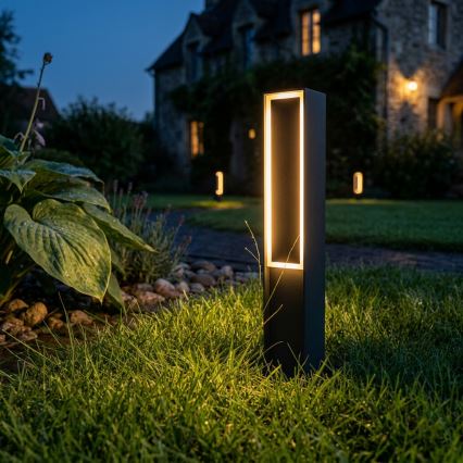 LED utomhuslampa MODO LED/8W/230V 4000K IP54 50 cm svart