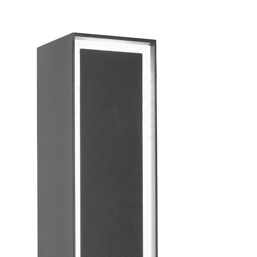 LED utomhuslampa MODO LED/8W/230V 4000K IP54 50 cm svart