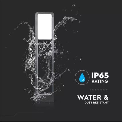 LED Utomhuslampa SAMSUNG CHIP LED/10W/230V 3000K IP65 svart