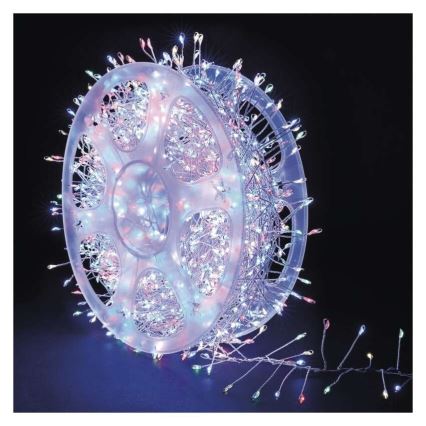 LED utomhusljusslinga 1440xLED/8 funktioner 14,4m IP44 flerfärgad