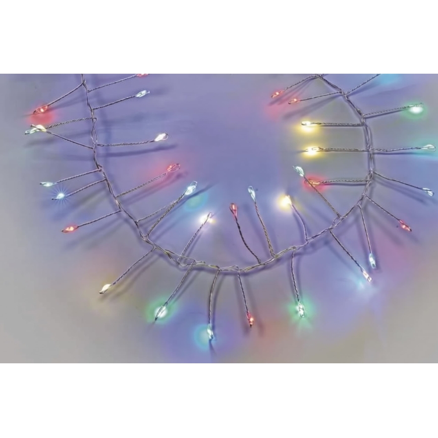 LED utomhusljusslinga 1440xLED/8 funktioner 14,4m IP44 flerfärgad